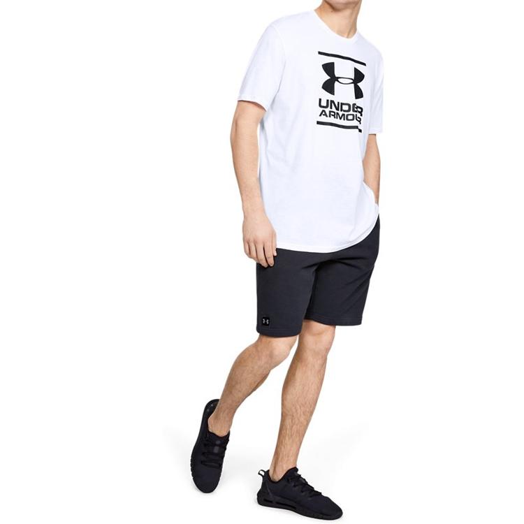 Under Armour Casual Round Neck Breathable Sport T-Shirt Men Tops White 1326849-100