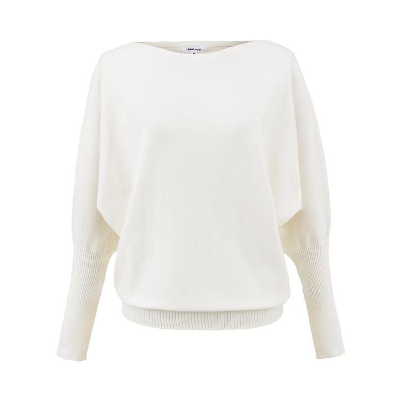 Za Export New Arrival Women's Clothing ZR Fashion Style Fashion All-Match Long Sleeves Shoulder Sweater Curling Bodycon Dress Two-piece Set