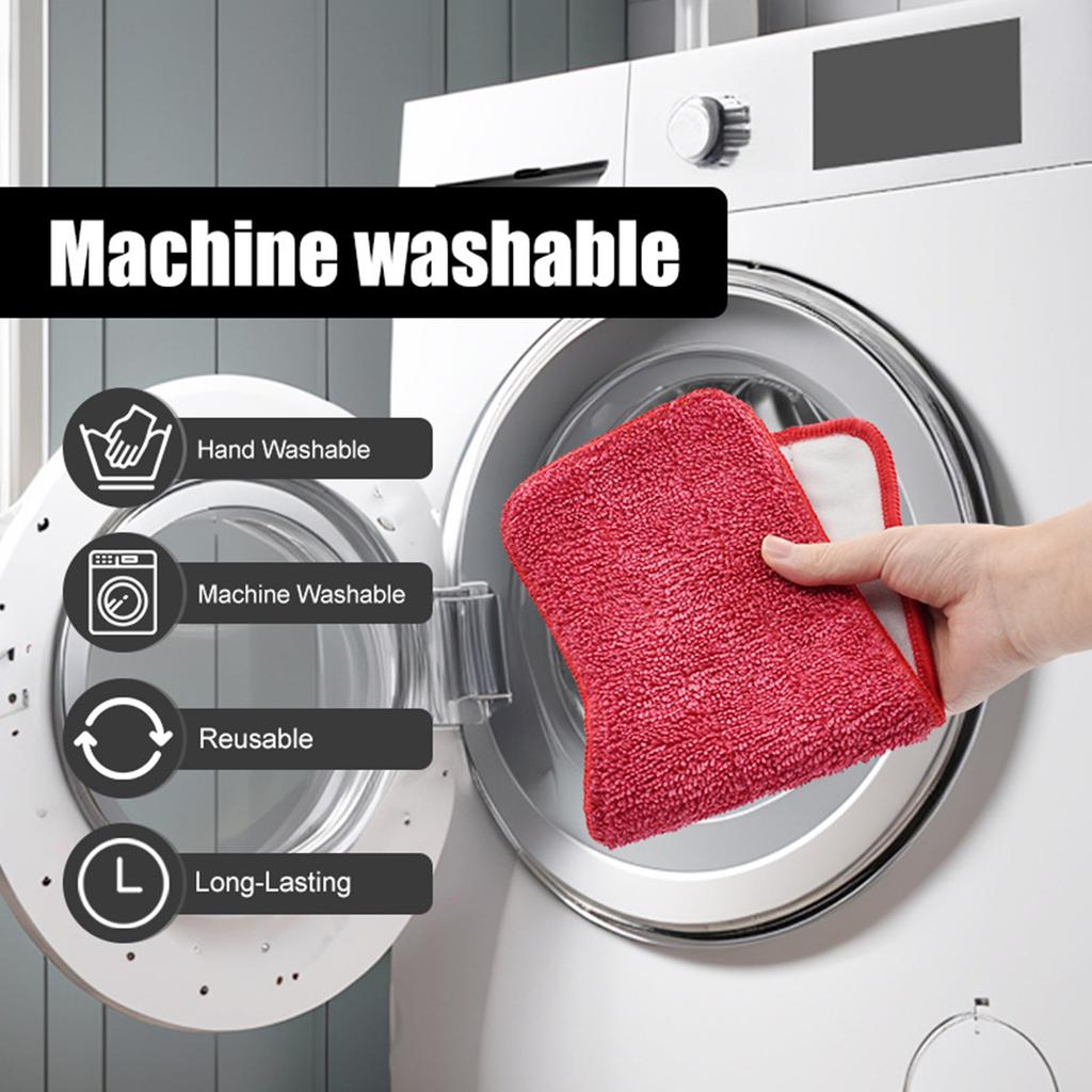 Pack of 5 Microfiber Steams Mop Pads Washable and Reusable for Schenley Cleaner Replacement Efficient Floor Cleaning