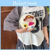 Cartoon Woven Shoulder Bag For Kids Ultra-light Breathable Design**