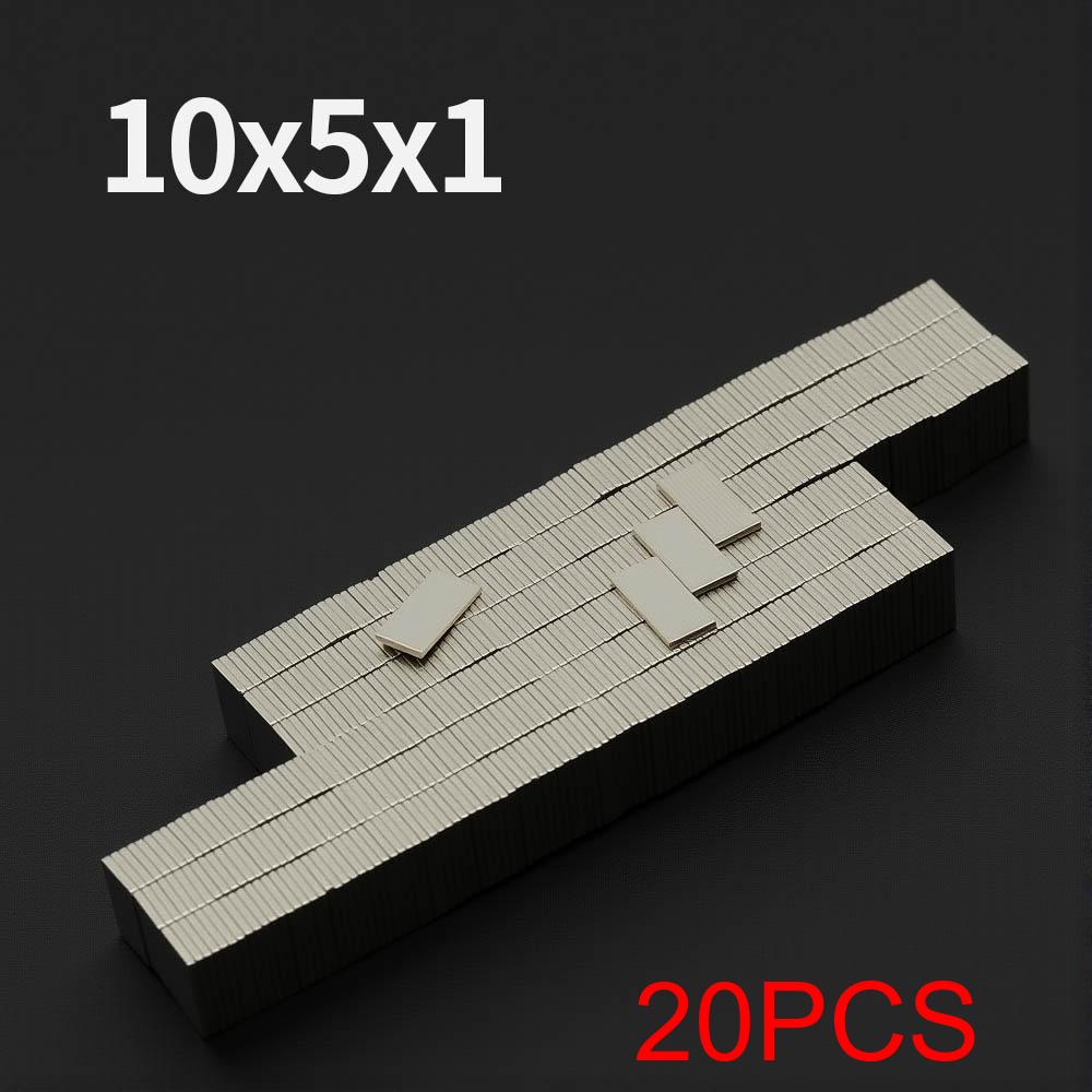 

10x5x1mm Powerful Neodymium Magnet N35 NdfeB Permanent Magnetic imanes Block Super Strong Fridge Magnets DIY