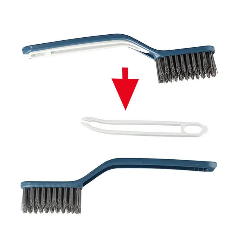 1PC Tidy Bathroom Gap Brush Window Crevice Dirt Clamp Cleaning Tools Dust Brush Groove Plastic Multifunctional