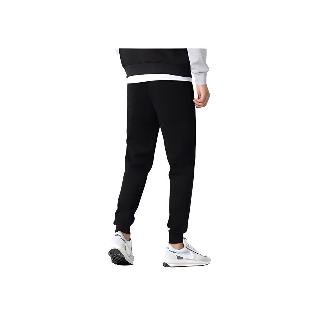 Li Ning Wade Series Šněrovací Volné Pohodlné Ležérní Kalhoty Pánské spodní díly Černá YKLU323-1