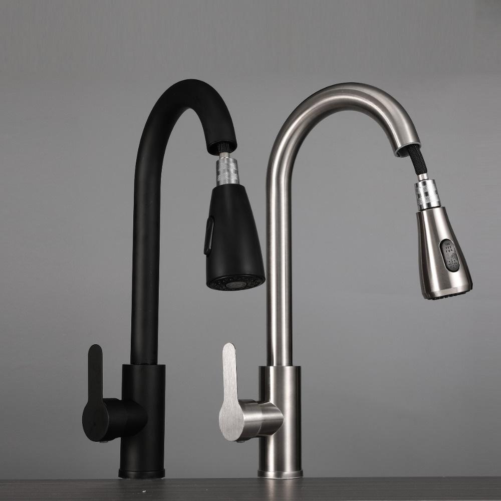 Baterii Extensibile Calde și Reci Baterii cu Braț Robotic Rotativ Baterii din Oțel Inoxidabil Pentru Bucătării Baterii pentru Lavabo Pentru Toalete Baterii pentru Lavabo