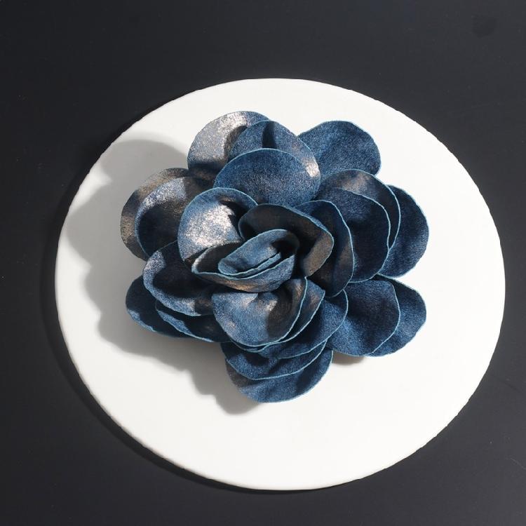 Camellias Lapel Pin for Parties, Dinners, and Weddings Elegant Rose Lapel Pin Hair Clip Flower Photo Props