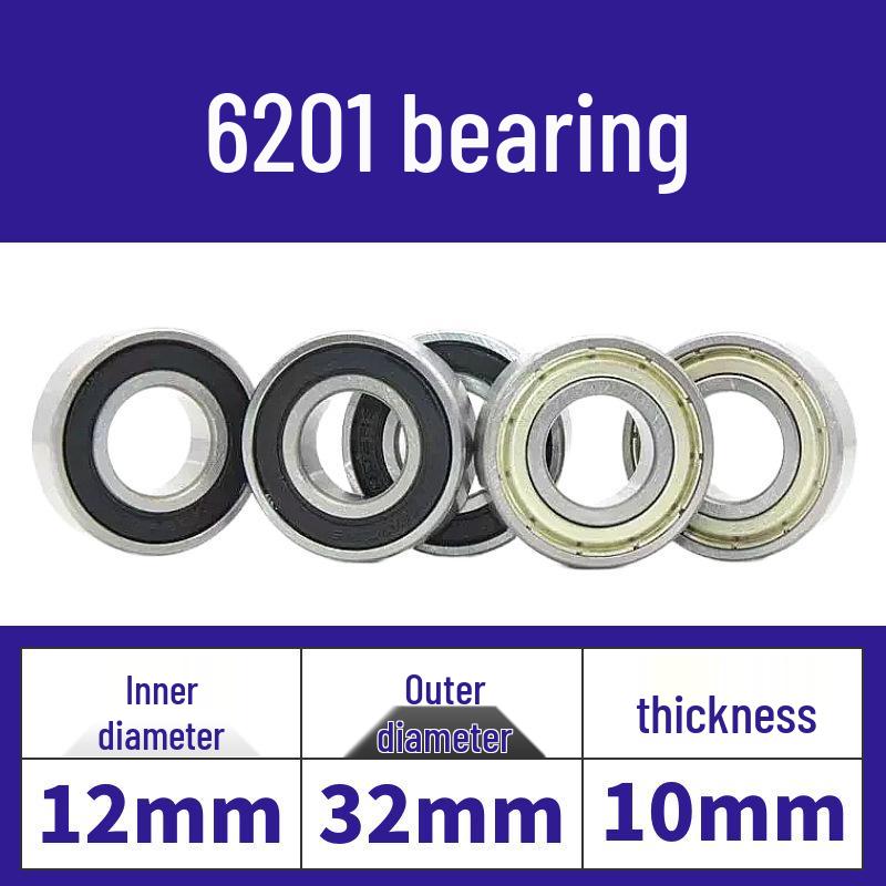 Luoyang Yüksek Kaliteli Dayanıklı Aşınmaya Dayanıklı Derin Kanallı Bilyalı Rulman 6200-6206 Serisi