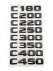 For Car Stickers Mercedes Benz C200 C220 C250 C300 C350 C400 C450 W205 W204 W203 Trunk Emblem Logo 2015 Accessories