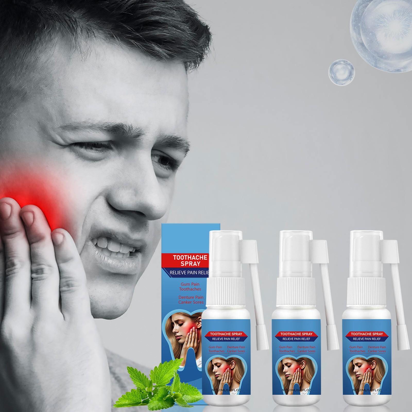 

Спрей для ухода за полостью рта, обезболивающий спрей, средство от язв, эффективная профилактика зубной боли, 20 мл One Size