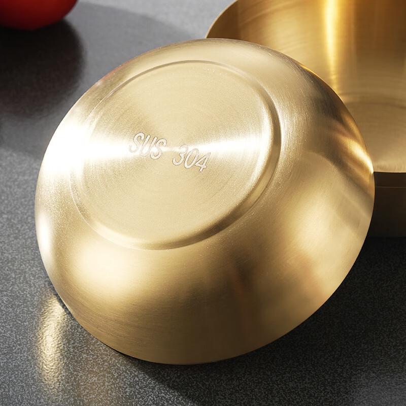 ZISIZ Korean Style Stainless Steel Side Dish Bowls