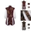 Renaissance Prinz Weste und Kürbishose Set mit Polyesterstoff für Vintage-Stil Männer