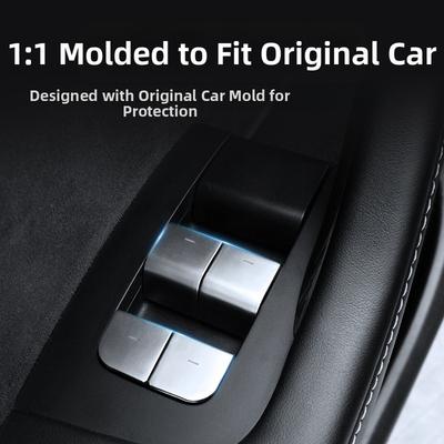 For Tesla Model 3 For Tesla Model Y 2026 Window Lift Button Trim Window Switch Button Cover Accessories