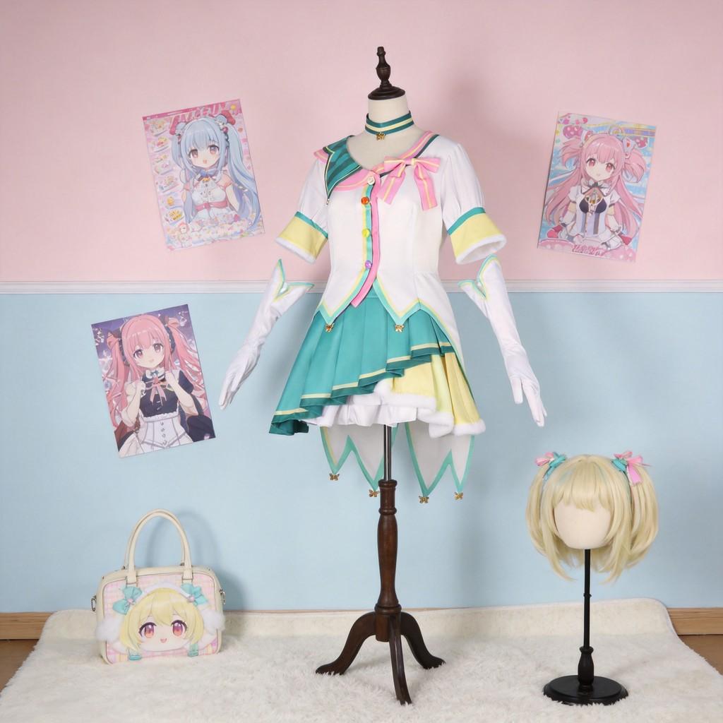 Project Sekai Colorful Stage Nene Kusanagi Cosplay Costume For Anime Conventions Polyester Bright Finish