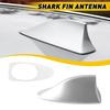 Sliver Shark Fin Antenna Cover Antenna Radio FM/AM Signal Booster Aerial Replace