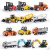 HUINA Mini Alloy Engineering Truck Loader Vehicle Excavator Tractor Toy Car Classic Construction Model Boy Gift Construction Car