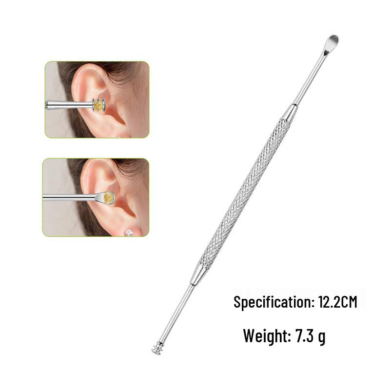 10-Piece Stainless Steel Pedicure Set: Dead Skin Fork, Double-headed Nail Cleaner, Foot Planer, Scraper, Ear Pick