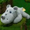 Fluffy Rhino Plush Toy Wrist Pad Rhino Plush Doll Doll Keyring Rhino Doll Pendant  Home Decor
