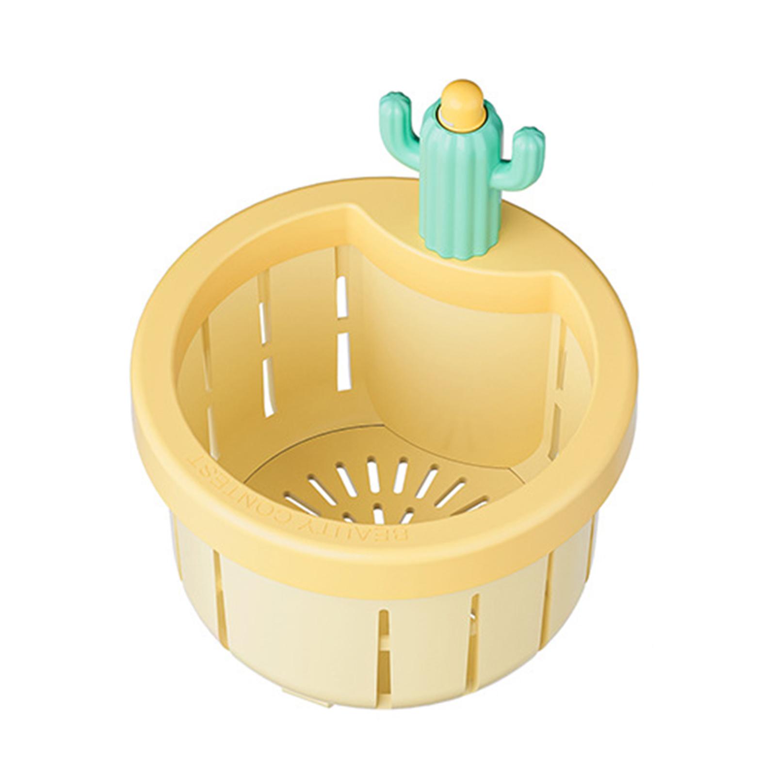 

Сетка для кухонной раковины с рисунком кактуса, многофункциональный сборщик отходов, корзина для слива из АБС-пластика, инновационный фильтр для раковины в виде кактуса