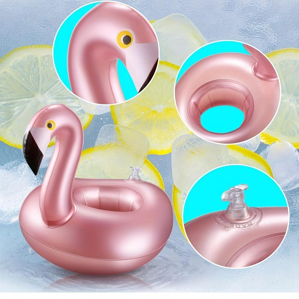 Rose Gold Phoenix Inflatable Water Cup Holder - Floating Drink Coaster, In Stock & Popular.
