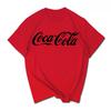 2026 Sommer Neue Trendmarke INS Pepsi Cola Gemeinsames T-Shirt Sprite CocaCola Unisex und Unisex Locker Baumwolle Paare Kurze Ärmel