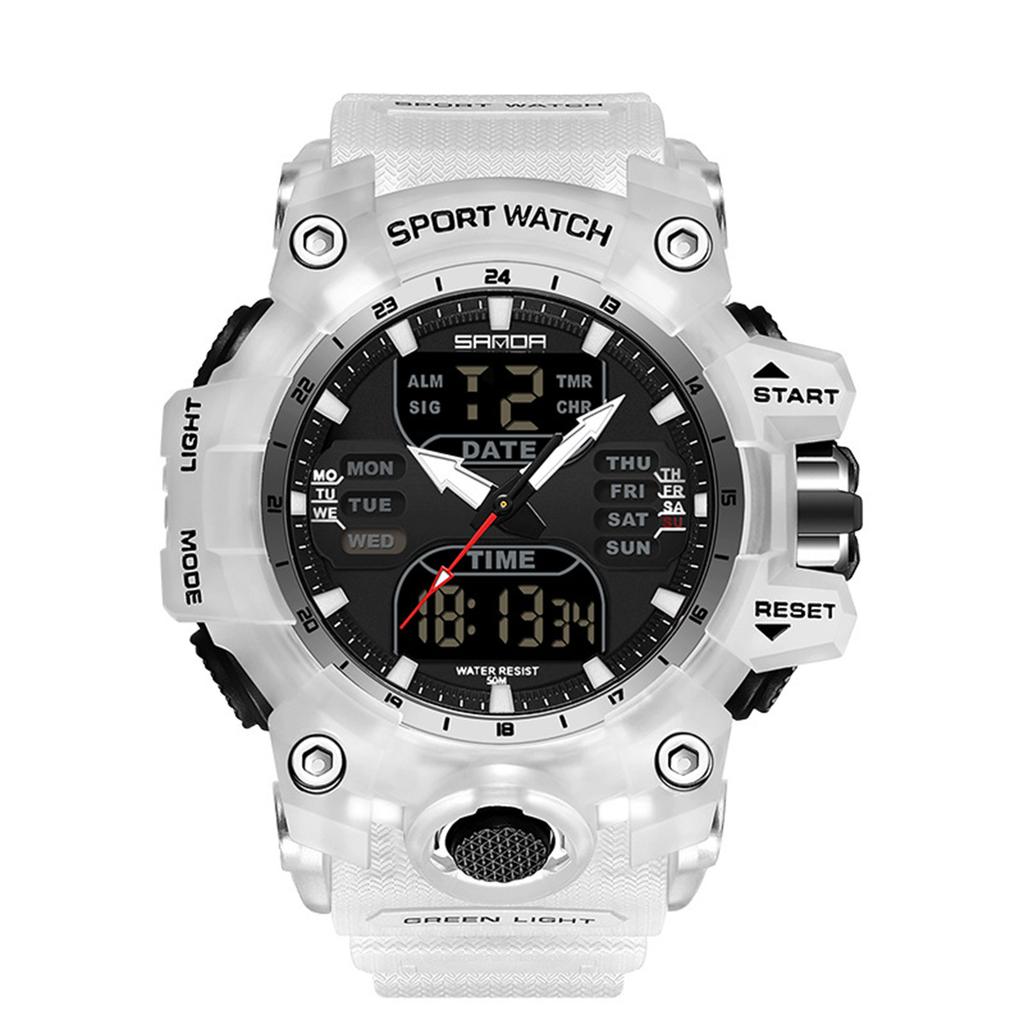 Men's Digital Watch Sports Electronic Watch With Luminous Display, Running Timer, Alarm Clock, Resistant Fitness Watch For Outdoor Activities