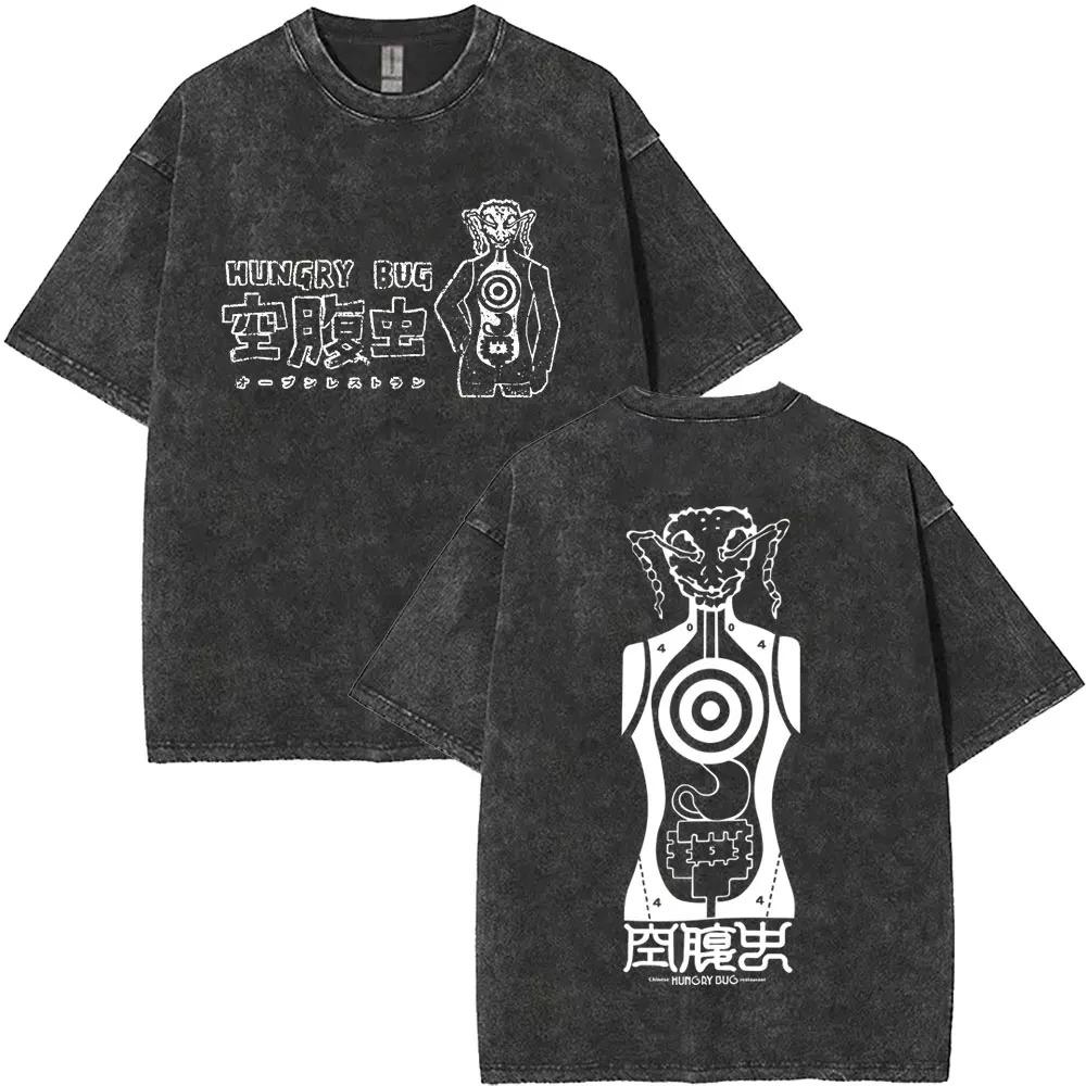 Anime Dorohedoro Kaiman Graphic Print TShirt Men Women Cotton Gothic Streetwear Hip Hop Fashion Summer Casual Oversized New Tee