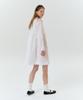 Sinking Deeper Round Collar Shirt Dress (White)