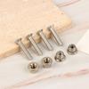 4Pcs Universal Motorcycle Rear Luggage Case Helmet Trunk Suitcase Bracket Base Plate Bushing Pad Buckle Spacers Screws Nuts