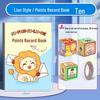 Children's Cute Reading Reward Stamp Book: Cartoon Points Card for Wish Redemption