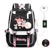 Cartoon Pink Rabbit Children'S School Bag Elementary School Girls Large Capacity Japanese Girls Backpack