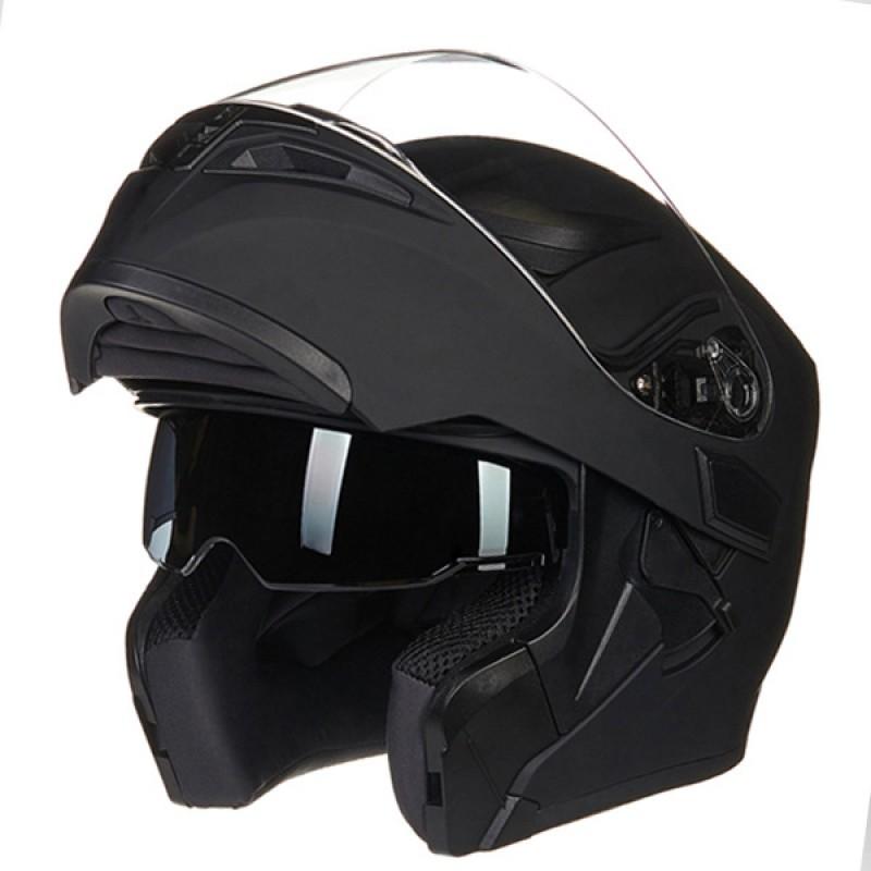 Motorcycle Modular Helmet Dual Lens Anti-Fog Full Face Men Women