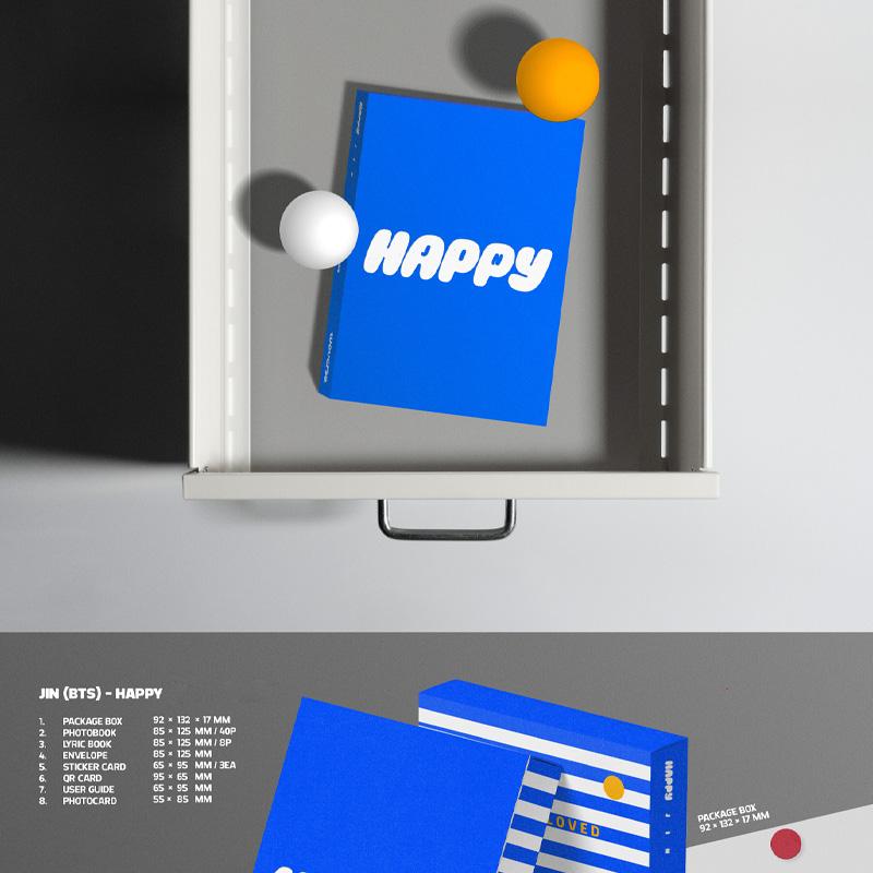 JIN (BTS) - Jin 1st Solo Album 'Happy'