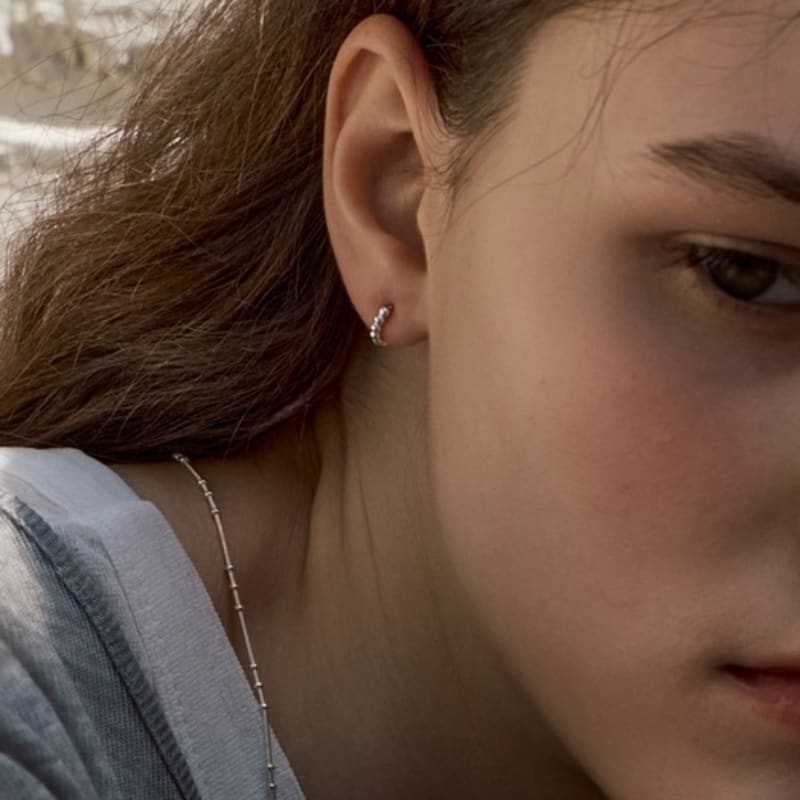 

BEFORE MOONRISE Silverball Ring Earrings SILVER SE301S Silver