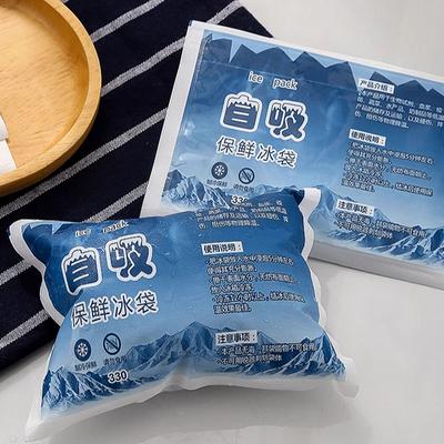 1Pcs Reusable Ice Pack Bag Self-Priming Icing Cooler Bag Pain Cold Compress Drinks Refrigerate Picnic Food Keep Fresh Ice Packs
