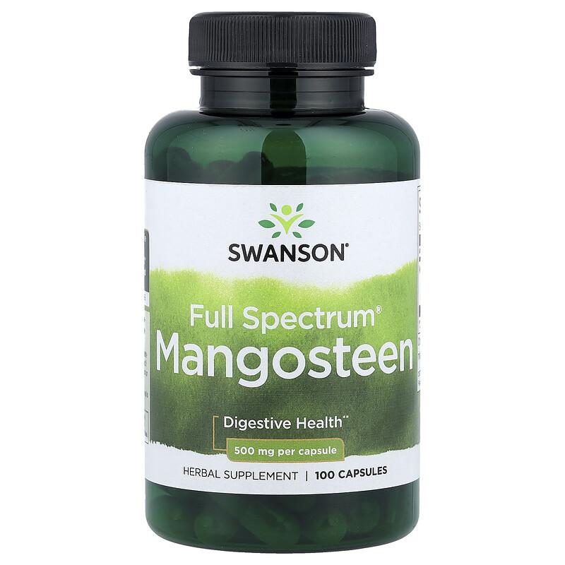 iHerb UK - Swanson Vitamins , Full Spectrum® Mangosteen, 500 Mg, 100 Capsules - Image 3