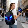 1/2/3/4/5 peças Conjunto de Mochila com Padrão de Robô Estilo Cyberpunk Leve Diário Grande Capacidade Bolsa Escolar Bolsa de Viagem Presente Perfeito para Crianças