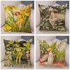 Vintage Floral Girl Pillowcase Decor Cute Cartoon Flower Elf Fairy Tale for Sofa Home Pillow Case Soft Plush Cushion Cover
