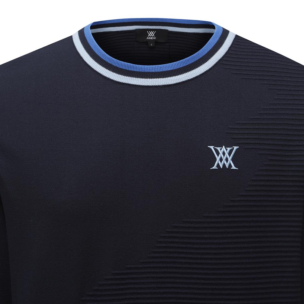 ANEW GOLF Men Texture Pullover_Na