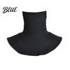 Turtleneck Neck Wrap for Winter Scarf Unisex Simple Loop Solid Color Fake Collar
