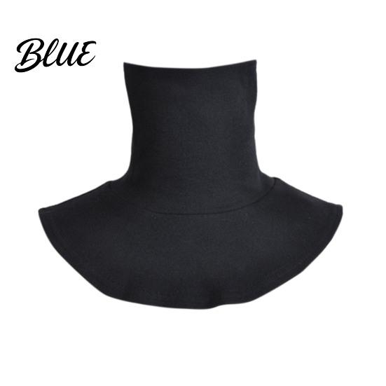 Turtleneck Neck Wrap for Winter Scarf Unisex Simple Loop Solid Color Fake Collar