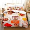 Cartoon Nutellas Bedding Set For Bedroom Soft Modern Bedspreads Comefortable Kids Duvet Cover Quilt Cover And Pillowcase