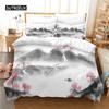 Chinese Brush Painting Bedding Set Duvet Cover Set 3d Bedding Digital Printing Bed Linen Queen Size Bedding Set Fashion Design