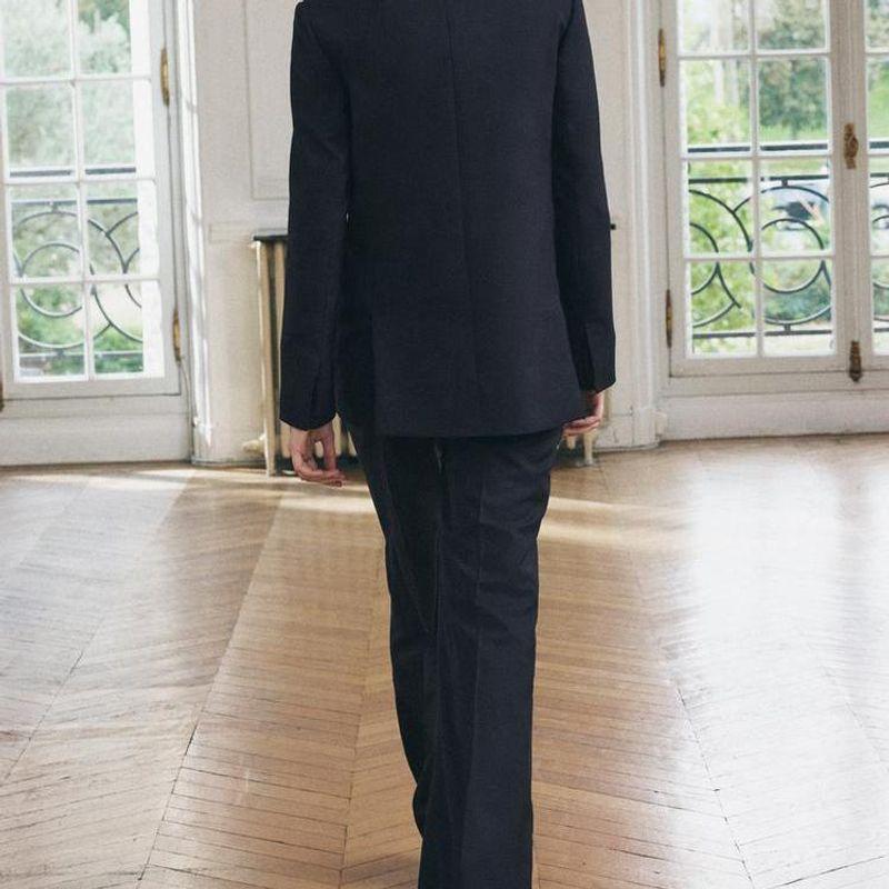 Fall and Winter New Arrival Women's Clothing Fashion Style Straight-Leg Pants 9382320 Double Breasted Suit Outwear 9380320