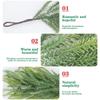 Norfolk Pine Vine Christmas Wreath - Creative Green Plant Pendant for Holiday Decoration and Gifts.