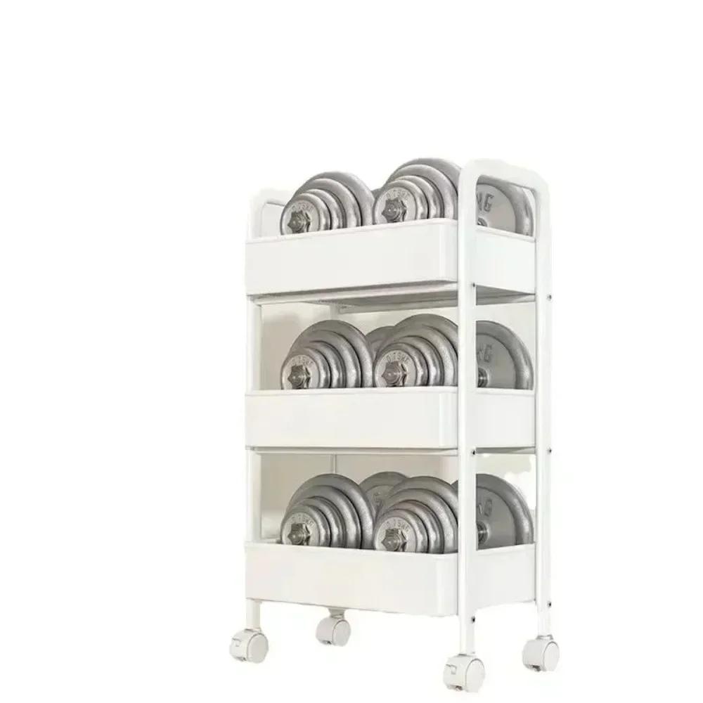 Mehrschichtiges Trolley-Rack, Küchenboden, Schlafzimmer, Baby-Snacks, mobiles Badezimmer, Badezimmer-Aufbewahrung, Lagerregal