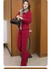 Arctic Velvet Corduroy Women's Stylish Plush Two-Piece Winter Set
