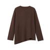 Sweet Basil Women's Round Neck Long Sleeve Knit Sweater