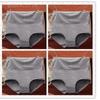 Women's 4-Pack Underwear High Waist Belly Contracting and Waist Slimming Women's Briefs Plus Size Middle-Aged Ladieswear Hip-Lifting Underpants
