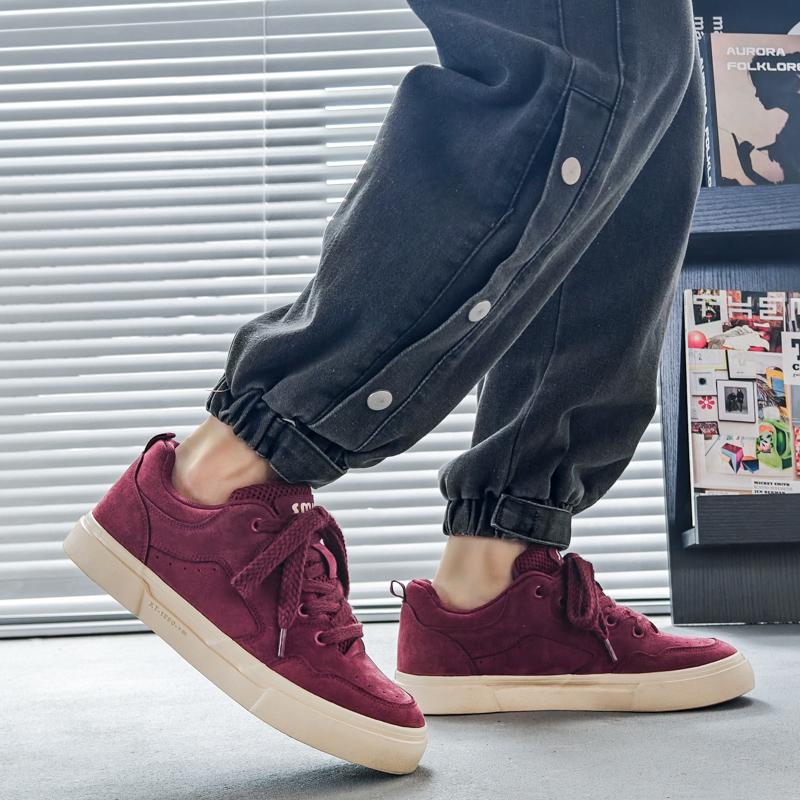 Designer Skateboarding Men Casual Skate Shoes Black High Quality Trainers Trend Board Rubber Sole Sport Sneake Walking Casual Sh