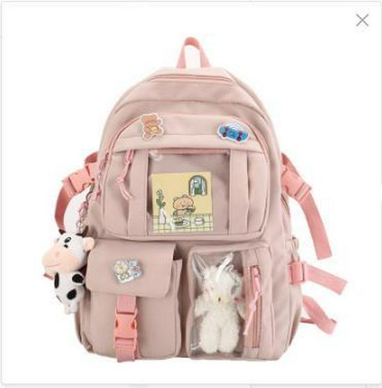 Women's Korean Style Student Backpack - Oxford Cloth Harajuku Schoolbag for Primary & Middle School