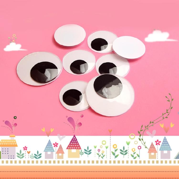 Flat Back Self Adhesive Doll Eyes for Diy Crafts Crochet Toy Handmade Animal